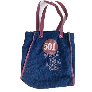Levi’s 501 “Ways To Love Me” Cotton Bag Vintage Sears Bag HTF